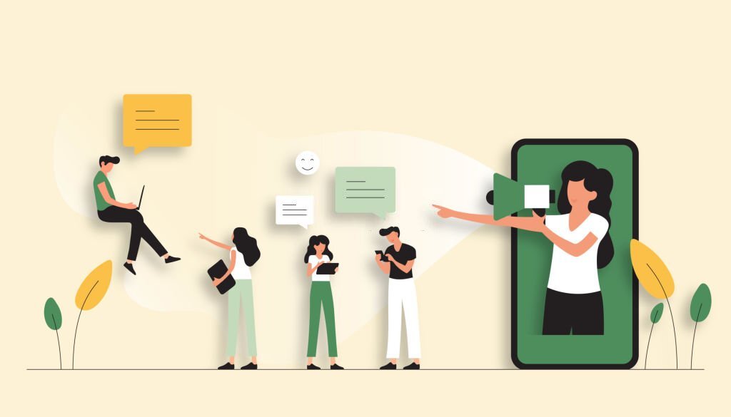 Refer A Friend Concept Vector Illustration. Flat Modern Design for Web Page, Banner, Presentation etc.